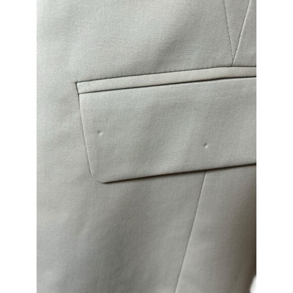 Lafayette 148 Wool Lightweight Butter Soft Jacket Blazer 4 Beige Retails $1200 - Picture 10 of 11